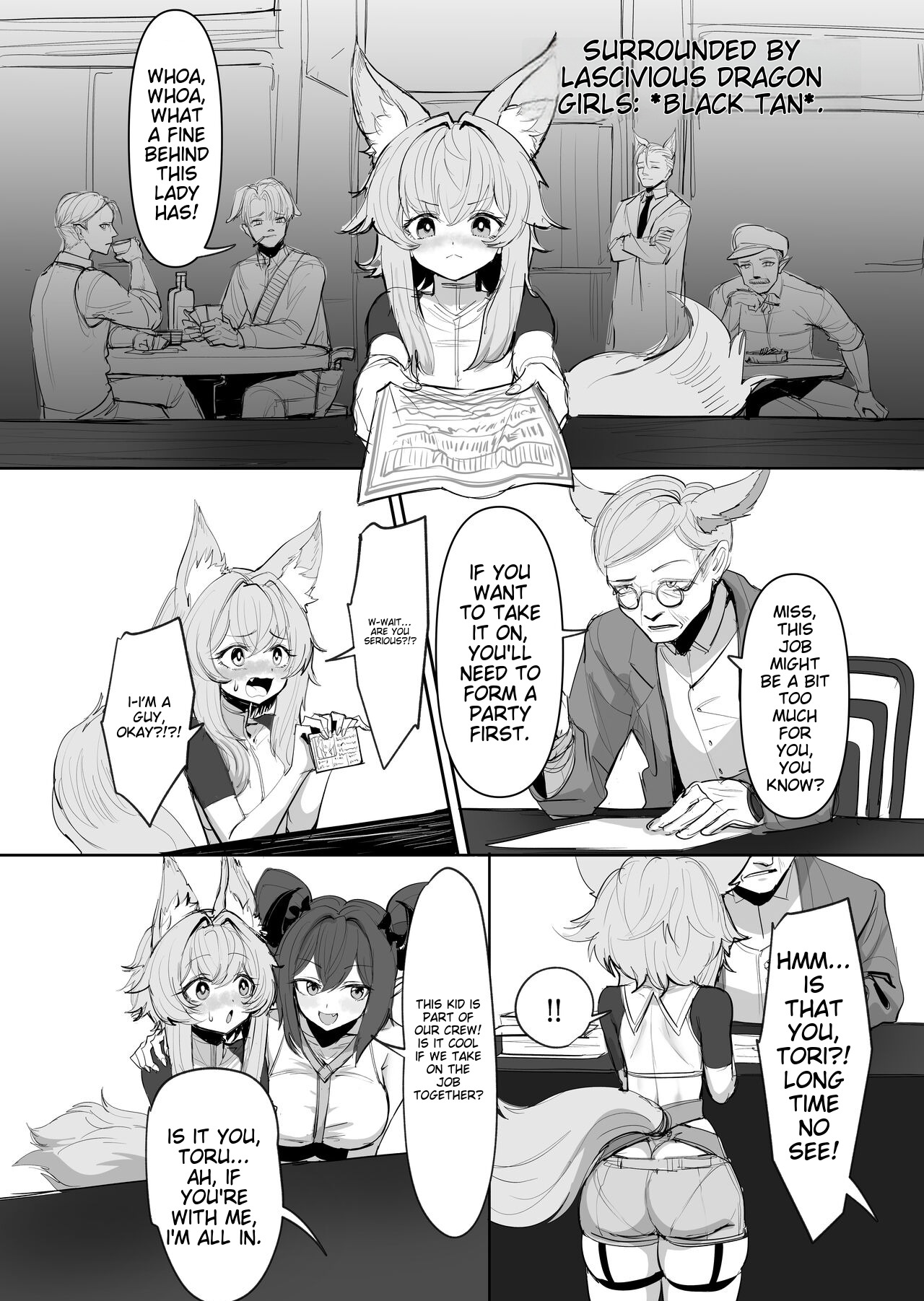 Osoware! Dekachichi Boyish Ryuumusume!! page 11 full