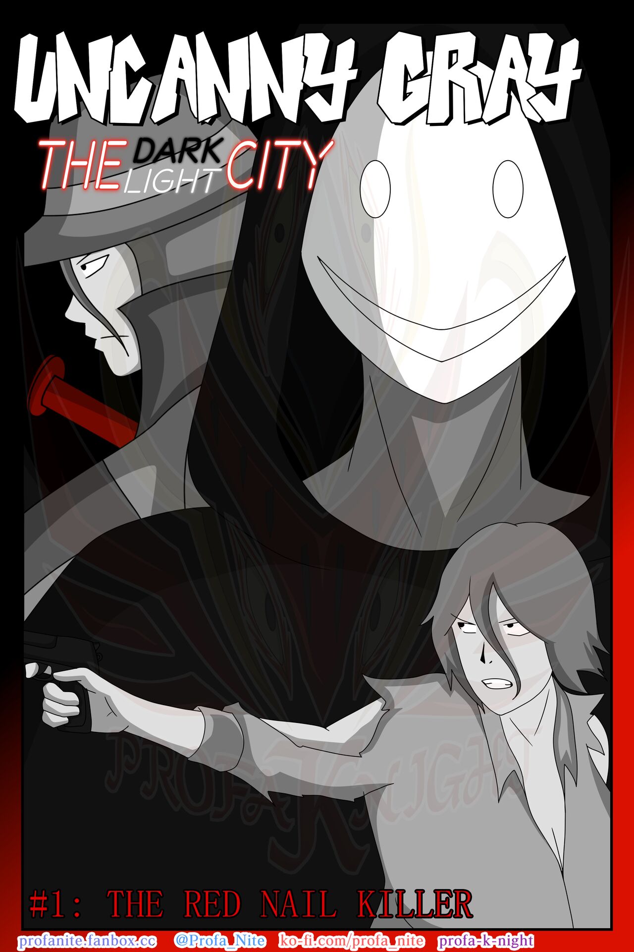 Uncanny Gray: The Dark/Light City #1: The Red Nail Killer page 1 full