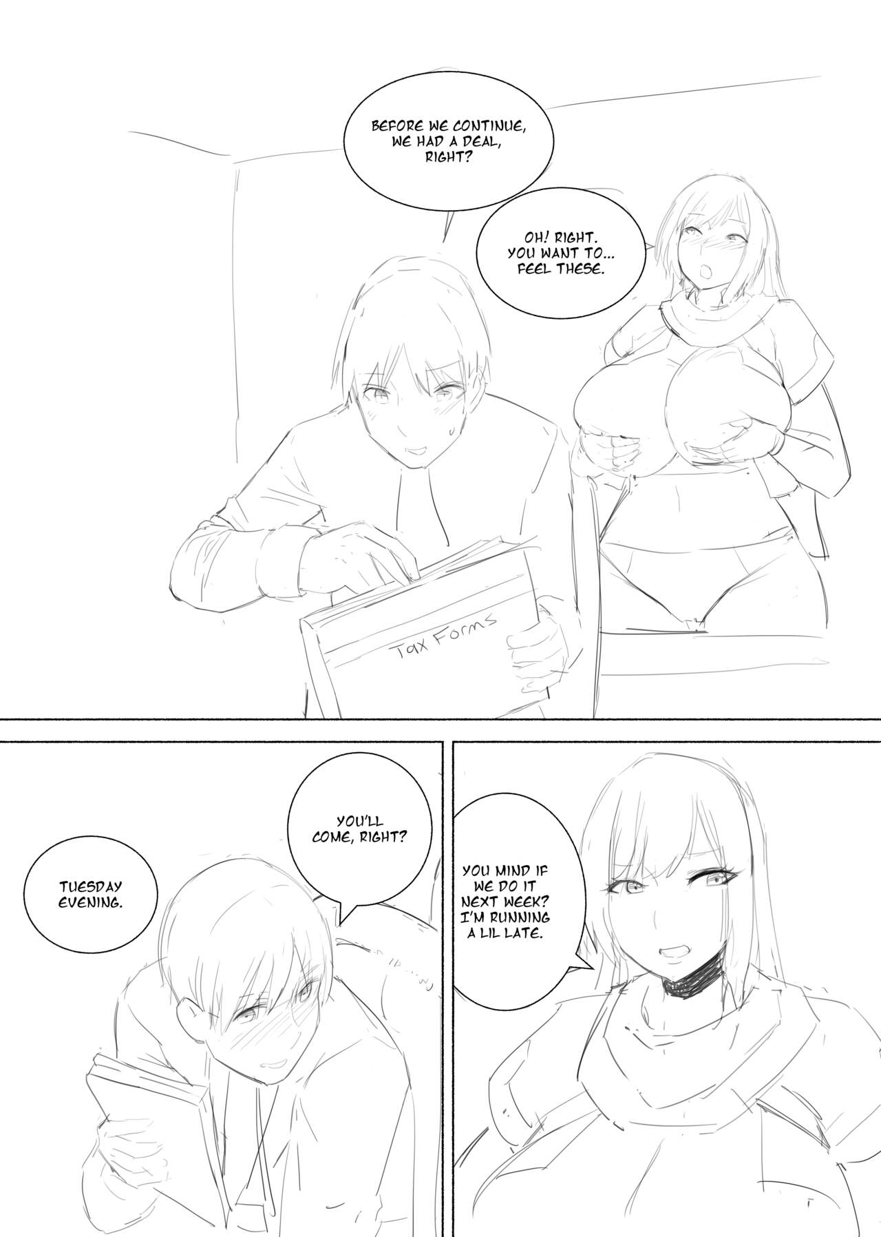 Guild Clerk's Too Busty Client page 12 full