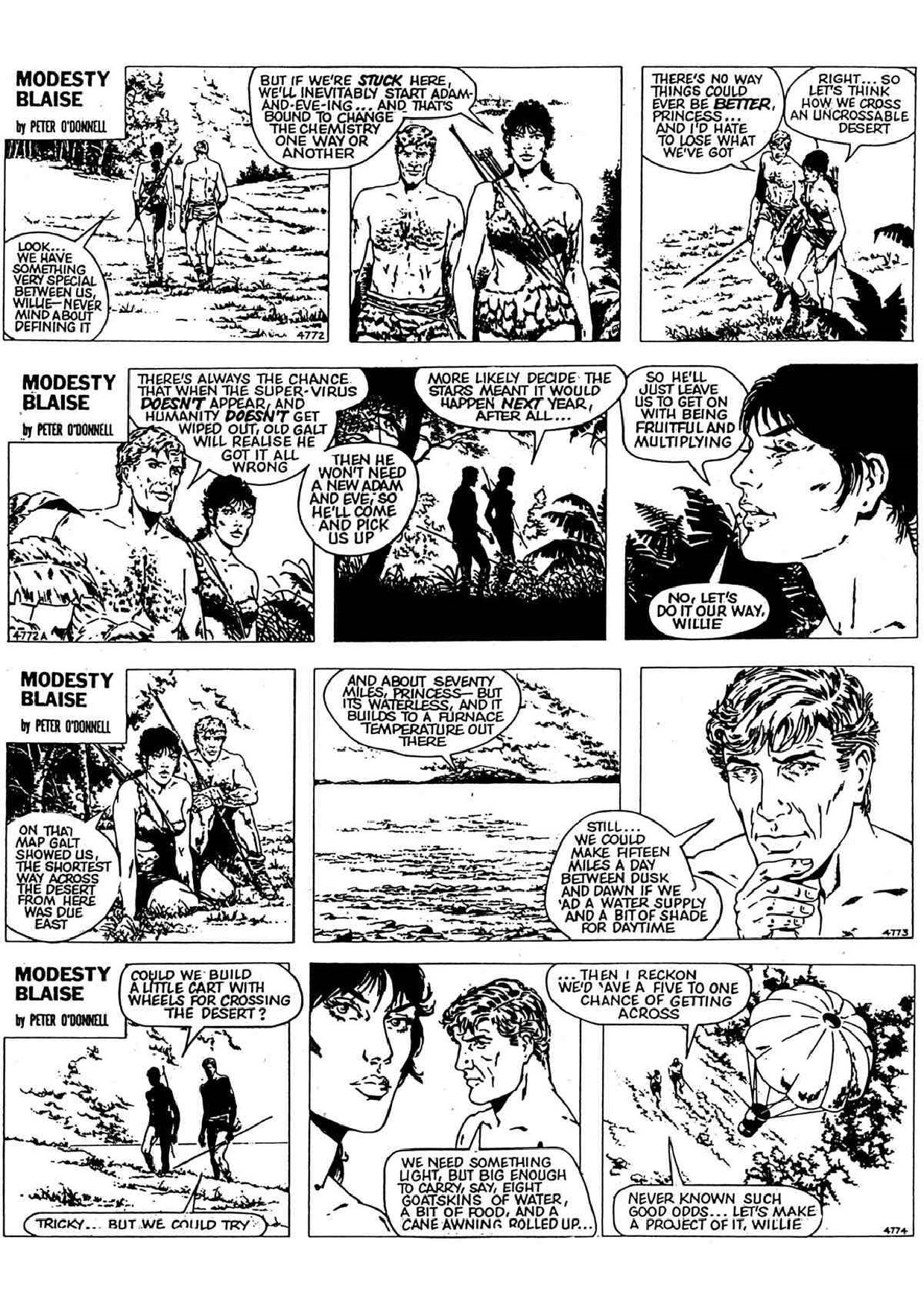 Modesty Blaise - Eve and Adam page 11 full
