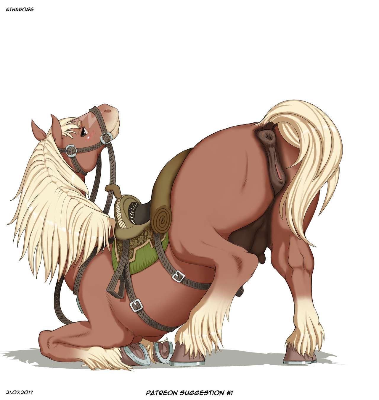 Epona x Werewolf Link page 1 full