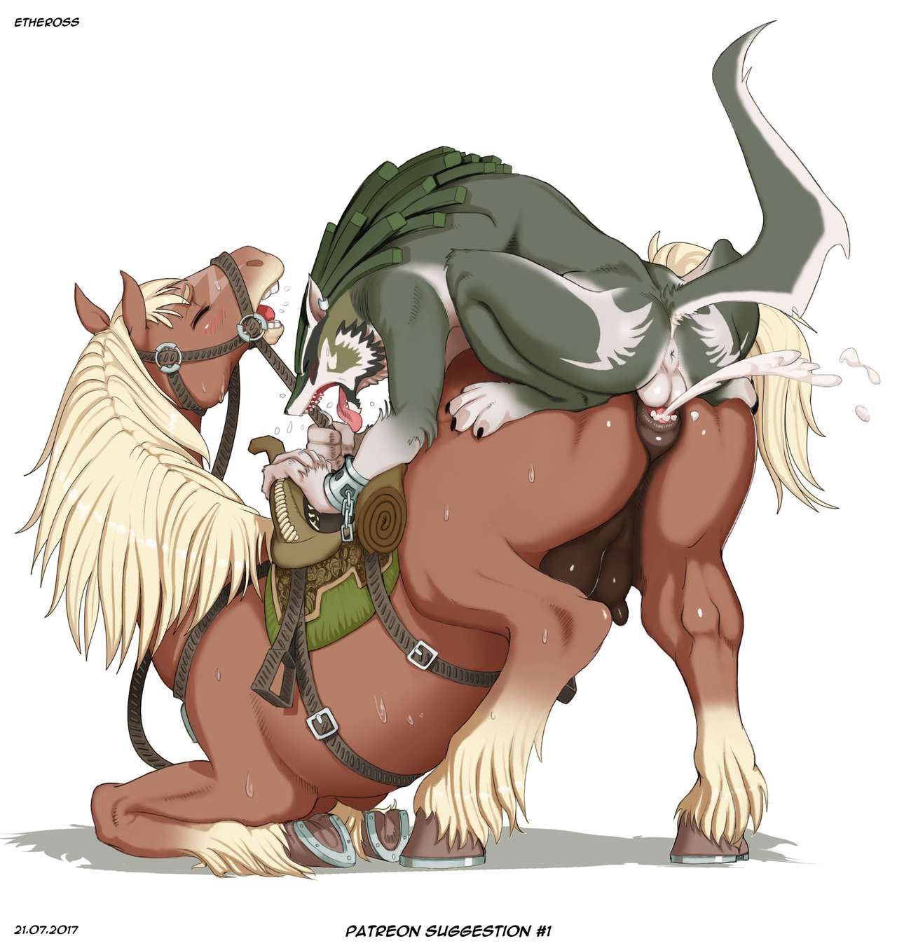 Epona x Werewolf Link page 3 full