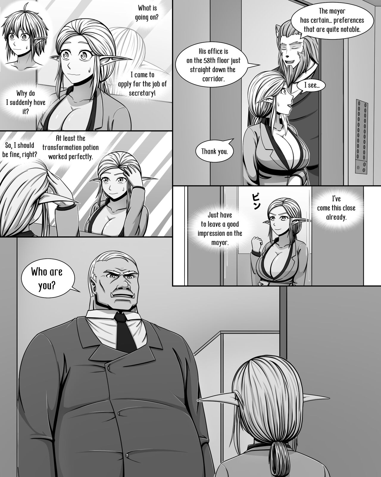 Yousei Tokushuu Shichou no Himitsu | Fairy Feature: The Mayor's secret page 11 full