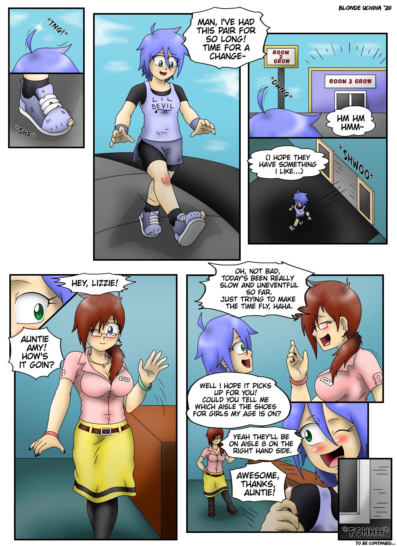 Lizzie & Amy's Swappin' Good Time page 1 full