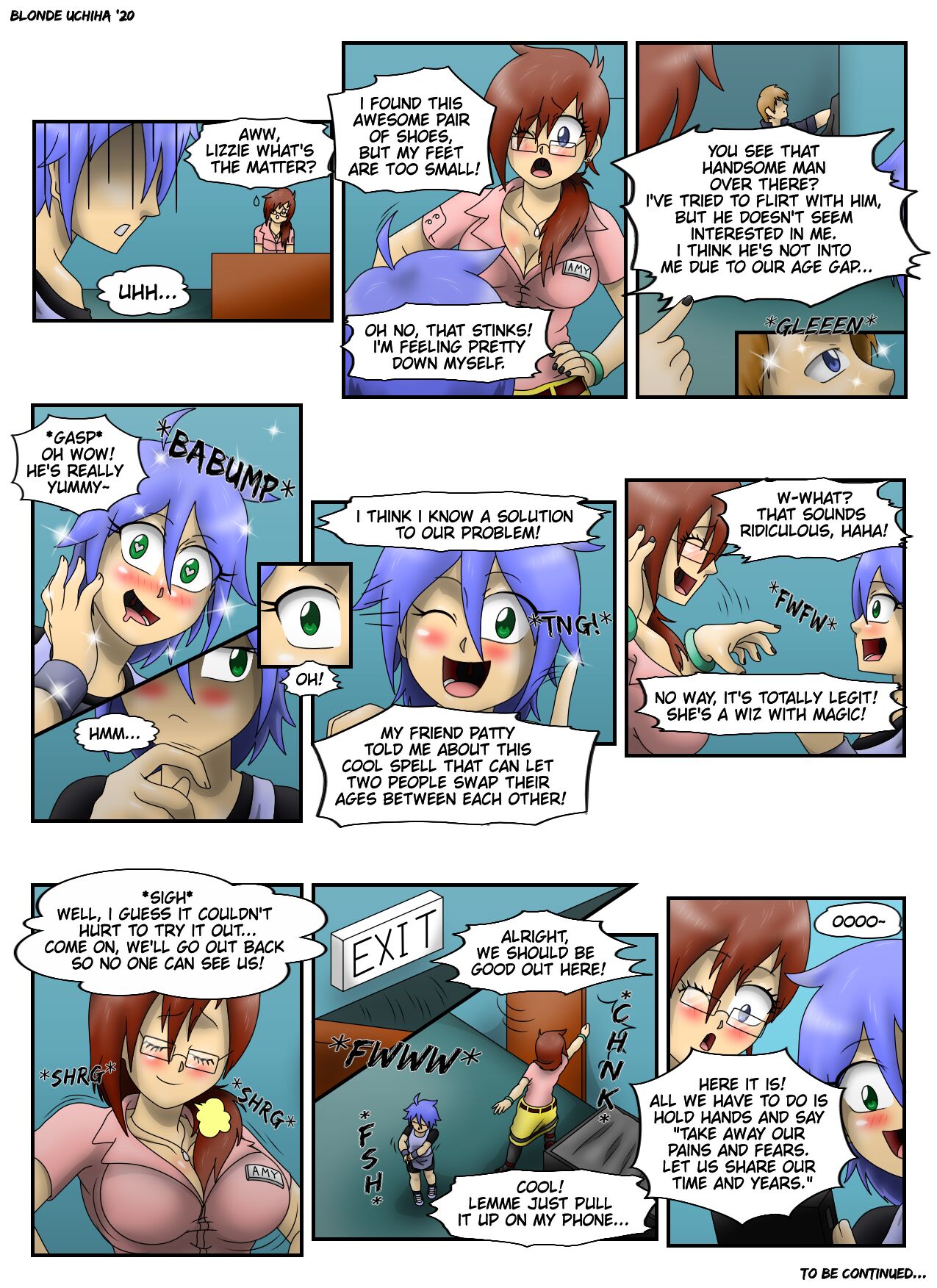 Lizzie & Amy's Swappin' Good Time page 3 full