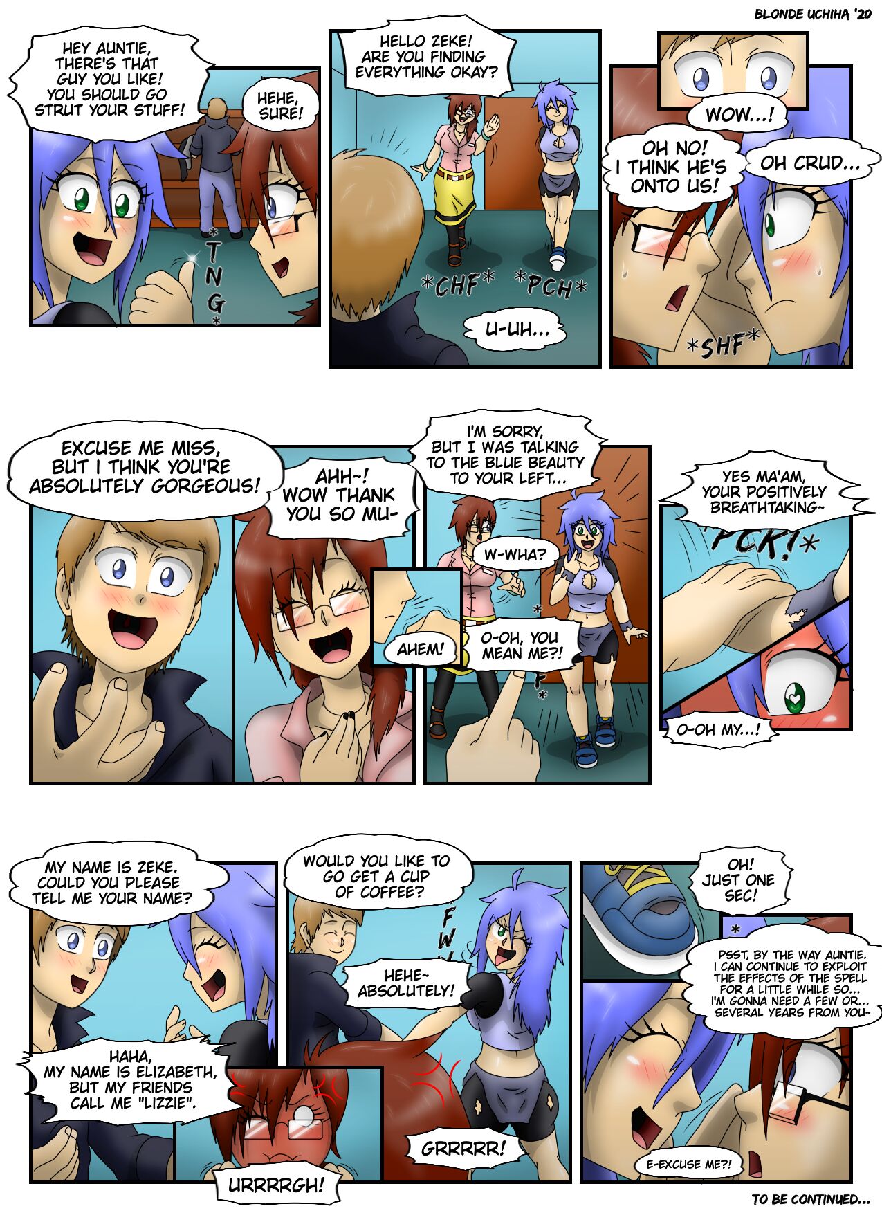 Lizzie & Amy's Swappin' Good Time page 7 full