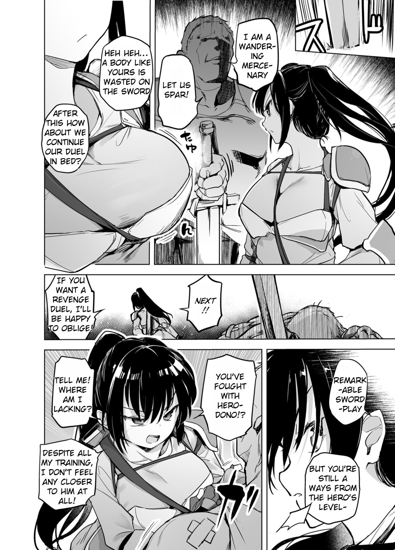 Yuusha Aaaa to Nakama-tachi Onna Senshi no Shoubufuku | Companions of the Hero 'Aaa' Fall of the female swordswoman page 4 full