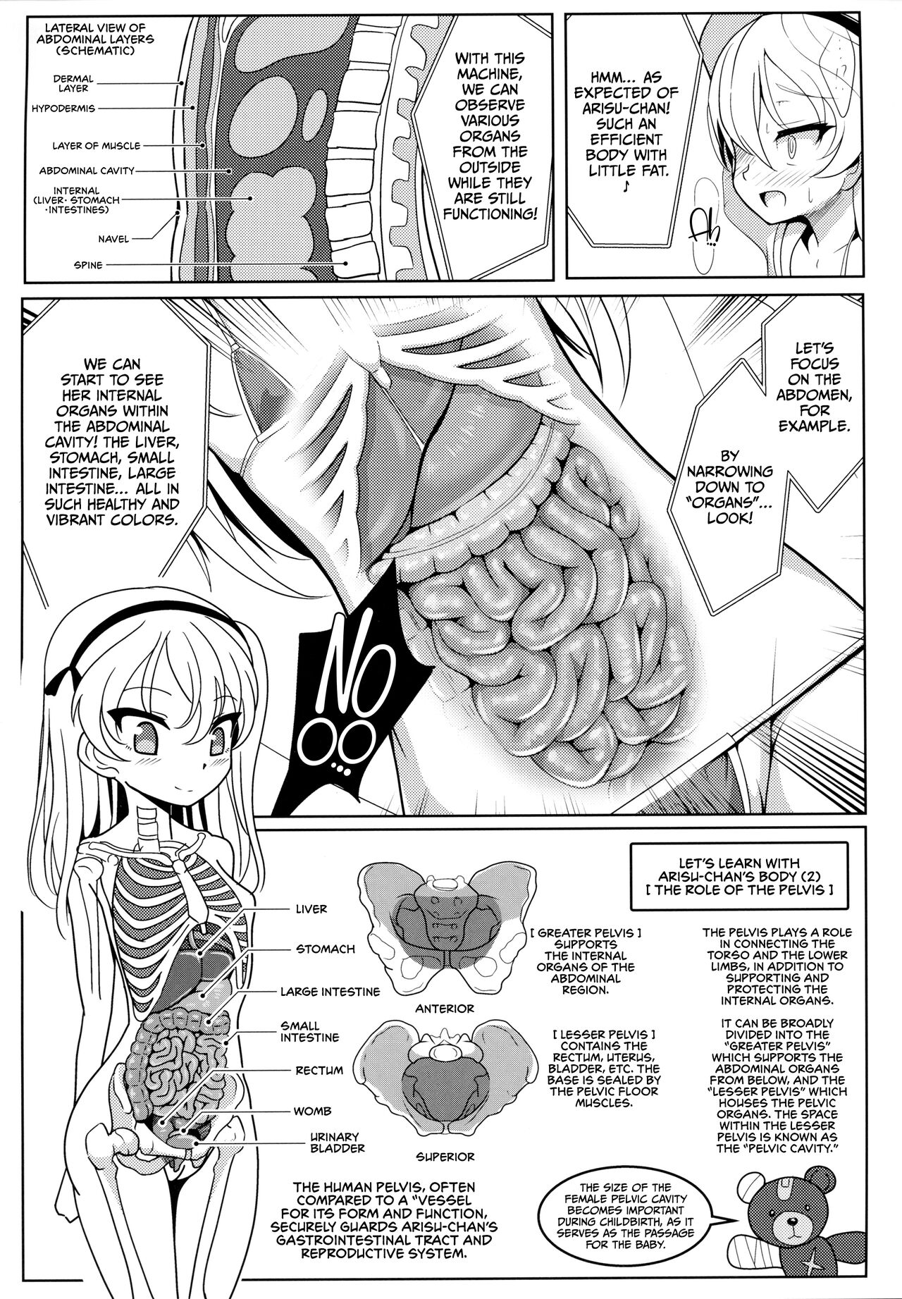 Shimada Arisu-chan de Manabu Onnanoko no Jintai <Kotsuban Hen> Jou page 11 full