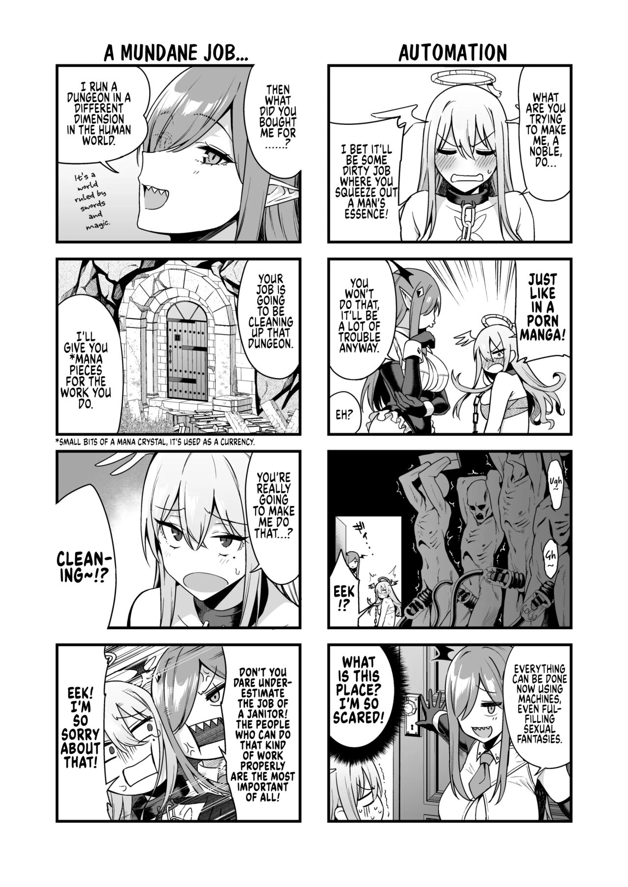 Ochibure Megami no Yamibaito | The Fallen Goddess Has A Dark Part-time Job page 11 full