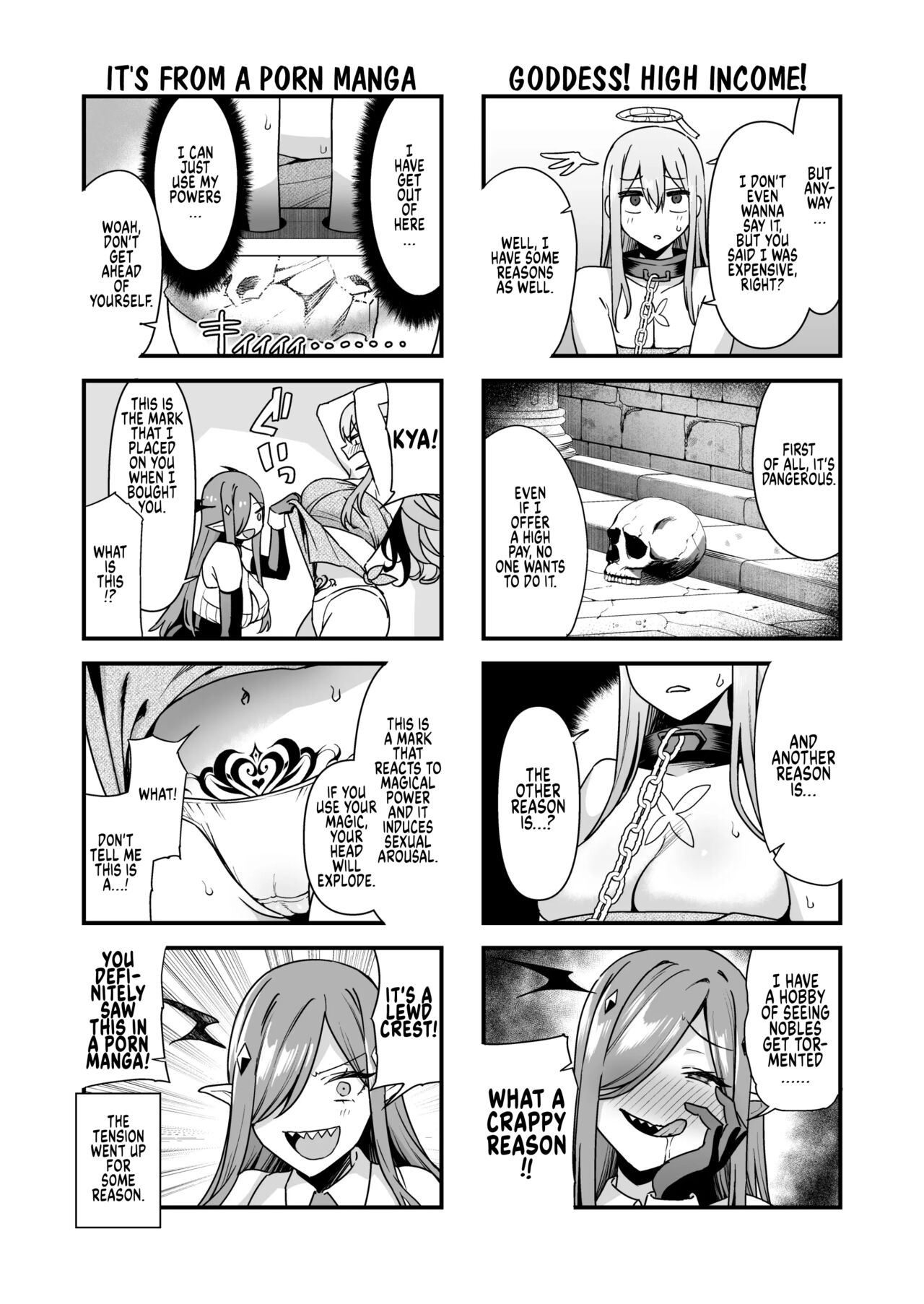 Ochibure Megami no Yamibaito | The Fallen Goddess Has A Dark Part-time Job page 12 full