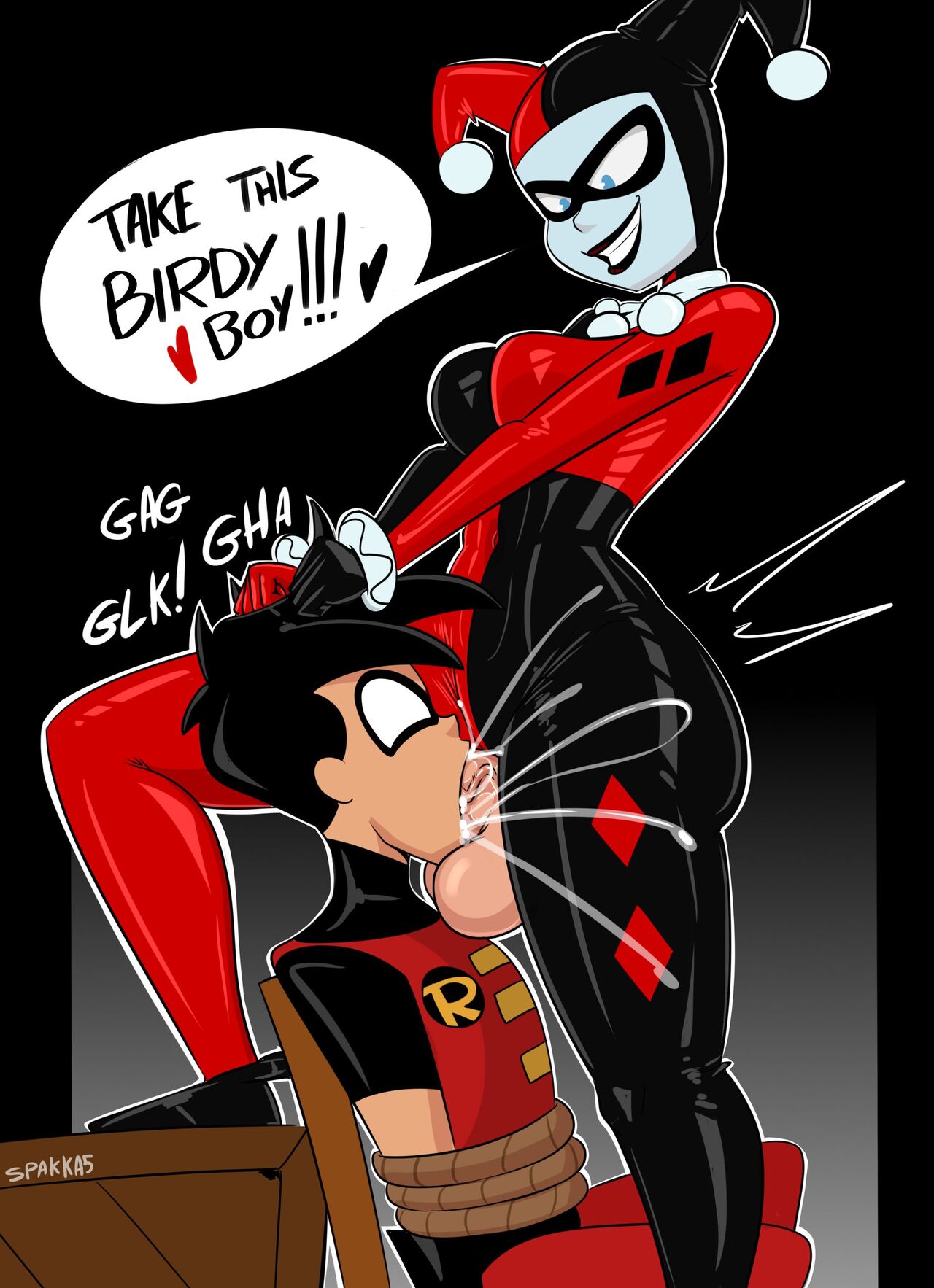 Harley captures Robin page 1 full