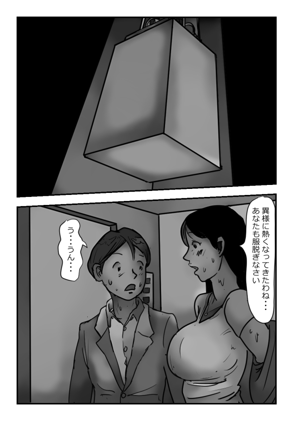 【近親相姦体験】エレベーター密室近親相姦・母さんぼくもう耐えられないよ・・ page 6 full