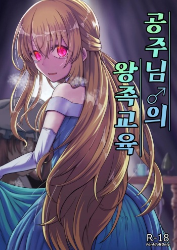 [Youkandou (Youkan)] Ohime-sama ♂ no Ouzoku Kyouiku | 공주님♂의 왕족교육 [Korean] [Digital] cover