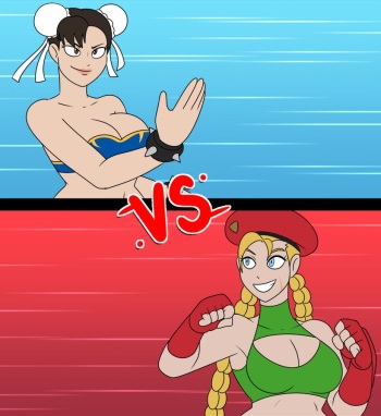 [ComicalWeapon] Pudding Pool - Chun-Li vs. Cammy cover