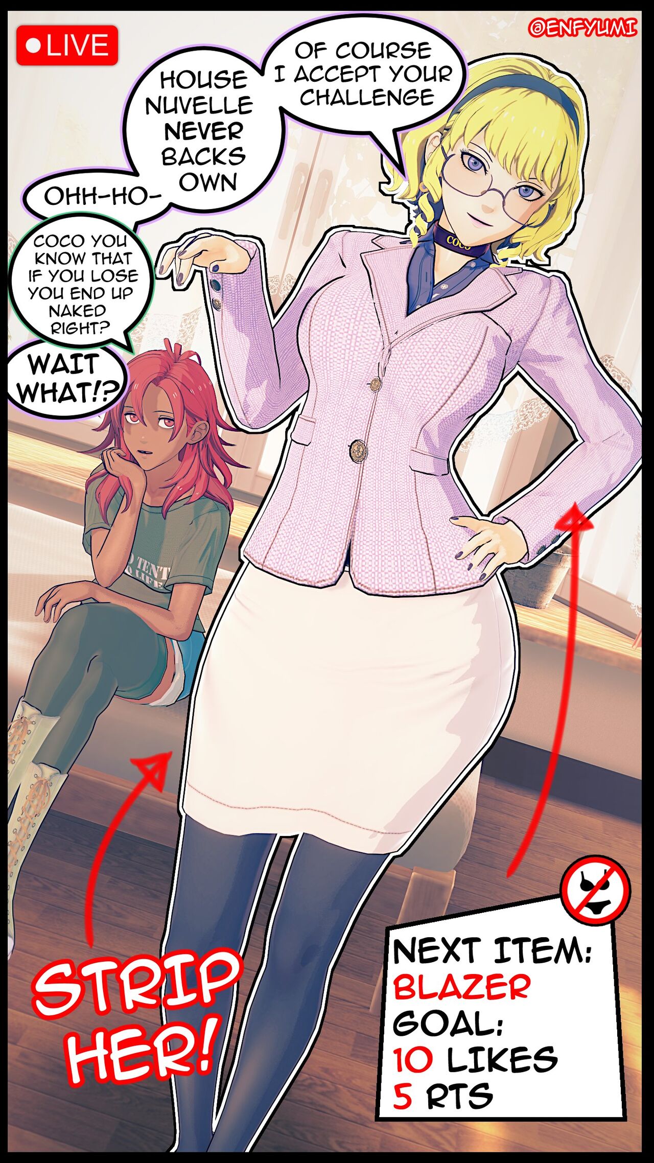 Constance & Hapi strip game page 1 full