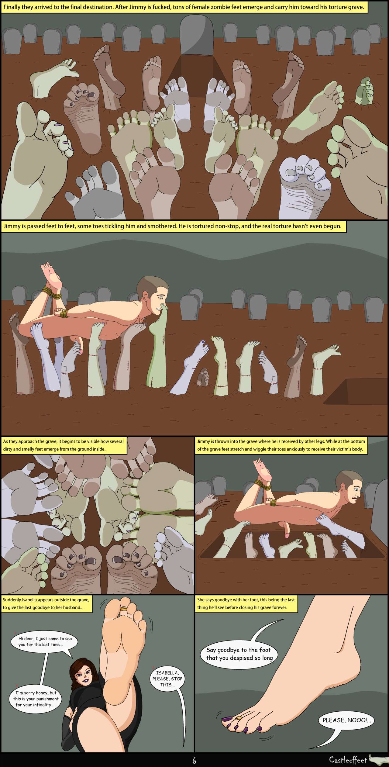Night of undead fem-legs page 6 full