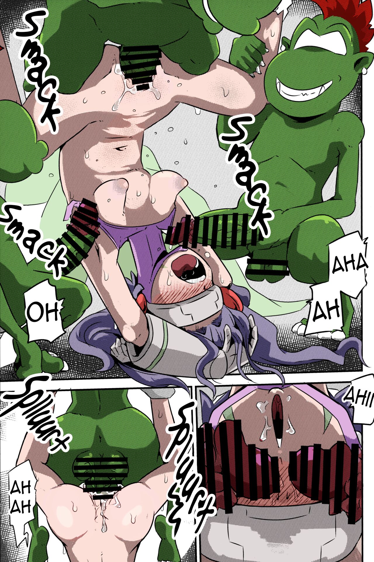 Gobli nanka ni Zettai Makenai mon. Spanish Colored page 12 full