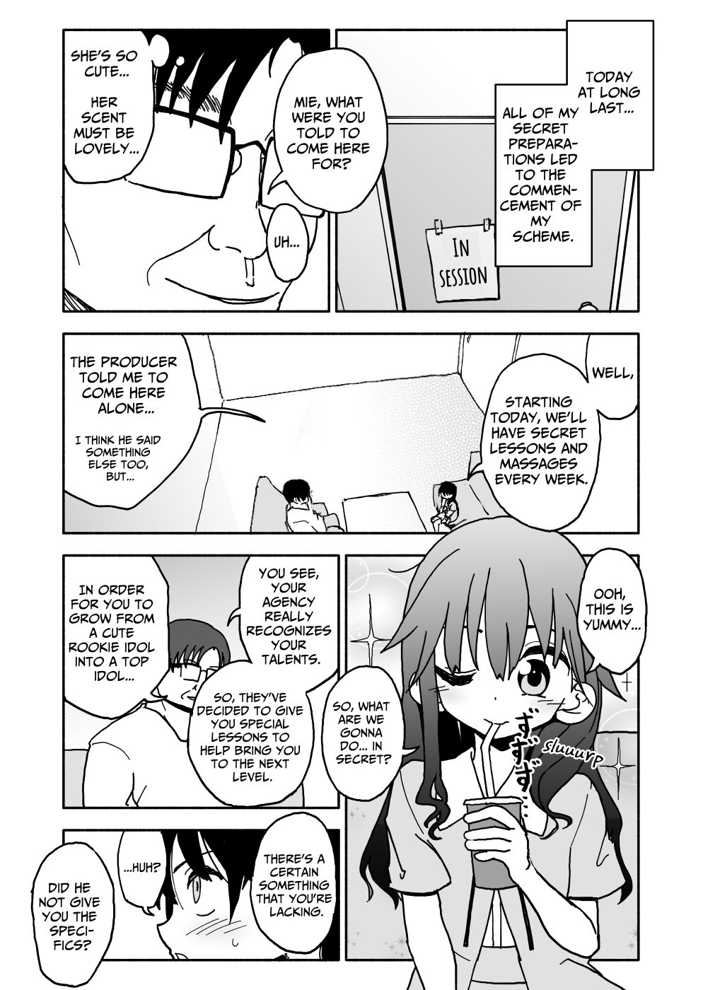 Okashi Tsukuri Idol Gimi! Ecchi na Himitsu no Tokkun Manga | Confectionery Idol Gimmie! Naughty Secret Training Manga page 11 full