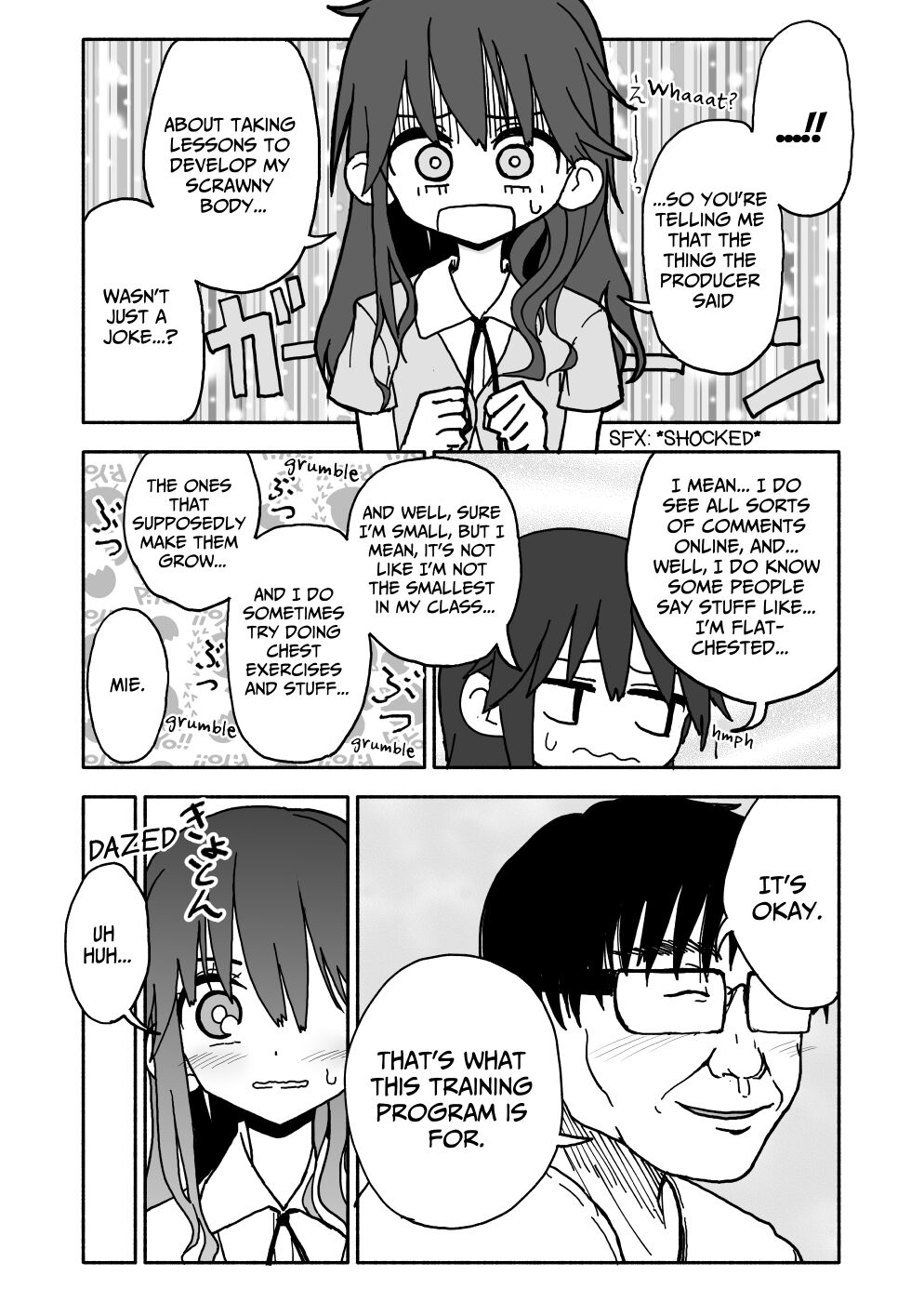 Okashi Tsukuri Idol Gimi! Ecchi na Himitsu no Tokkun Manga | Confectionery Idol Gimmie! Naughty Secret Training Manga page 12 full