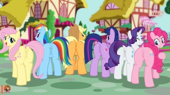 Mane Six Ponuts cover