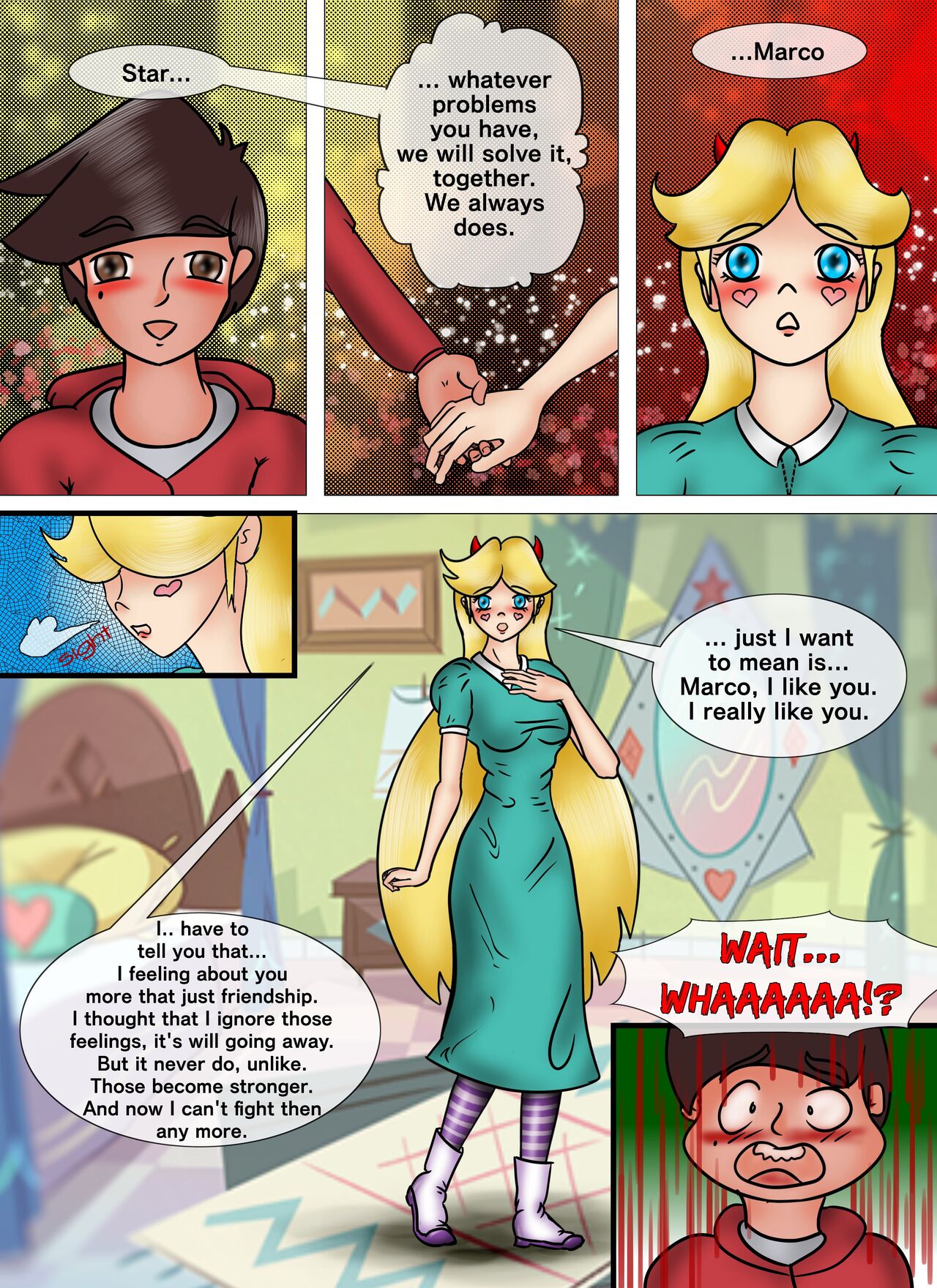 Before I leave: a starco fan comic page 12 full