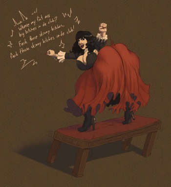 [Putricia] Nadja of Manyfatcocks (What We Do in the Shadows) cover