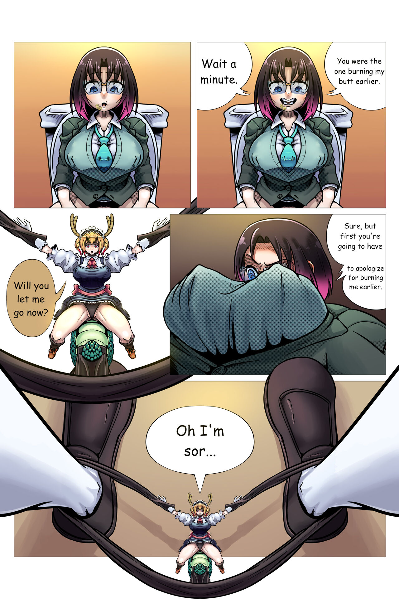 Elma's Panties Are Called Tohru. page 10 full