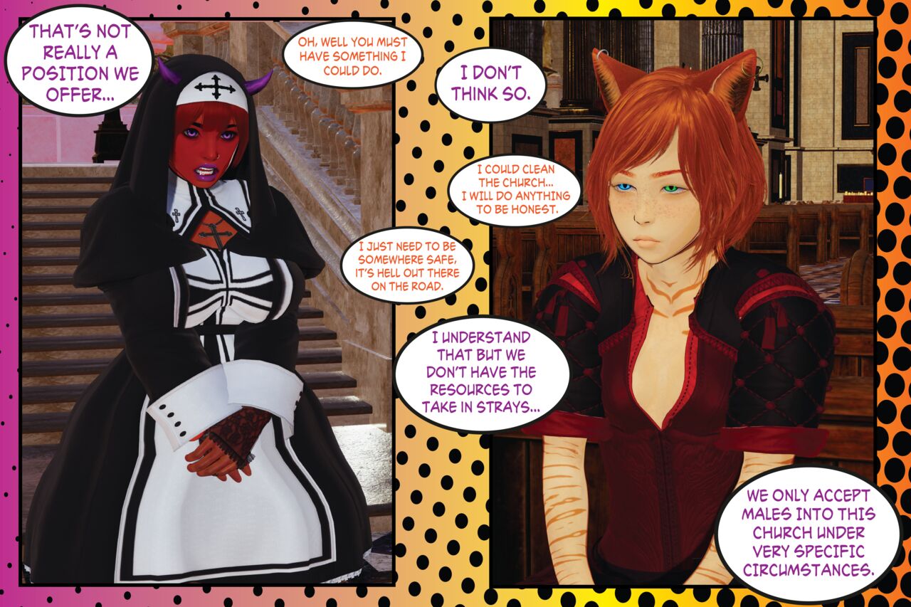 Fummunity Comix: Build a Futa Presents: The Purrfect Plan page 3 full