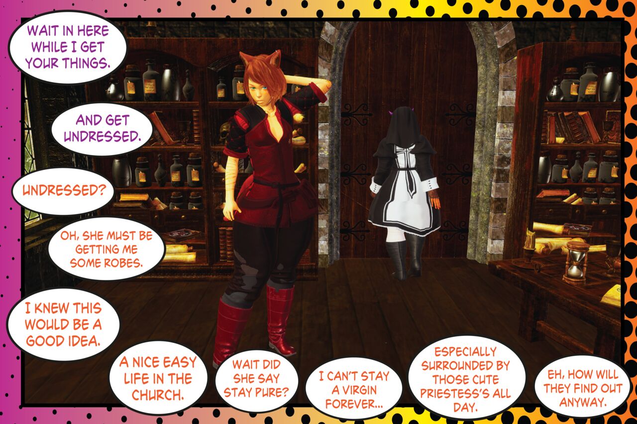 Fummunity Comix: Build a Futa Presents: The Purrfect Plan page 8 full