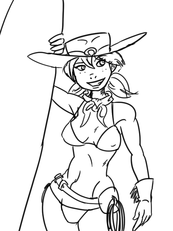 Bikini Cowboy page 1 full
