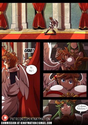 [Kinkymation] Palutena X Pit Comic Part 2 (Kid Icarus) [french] cover