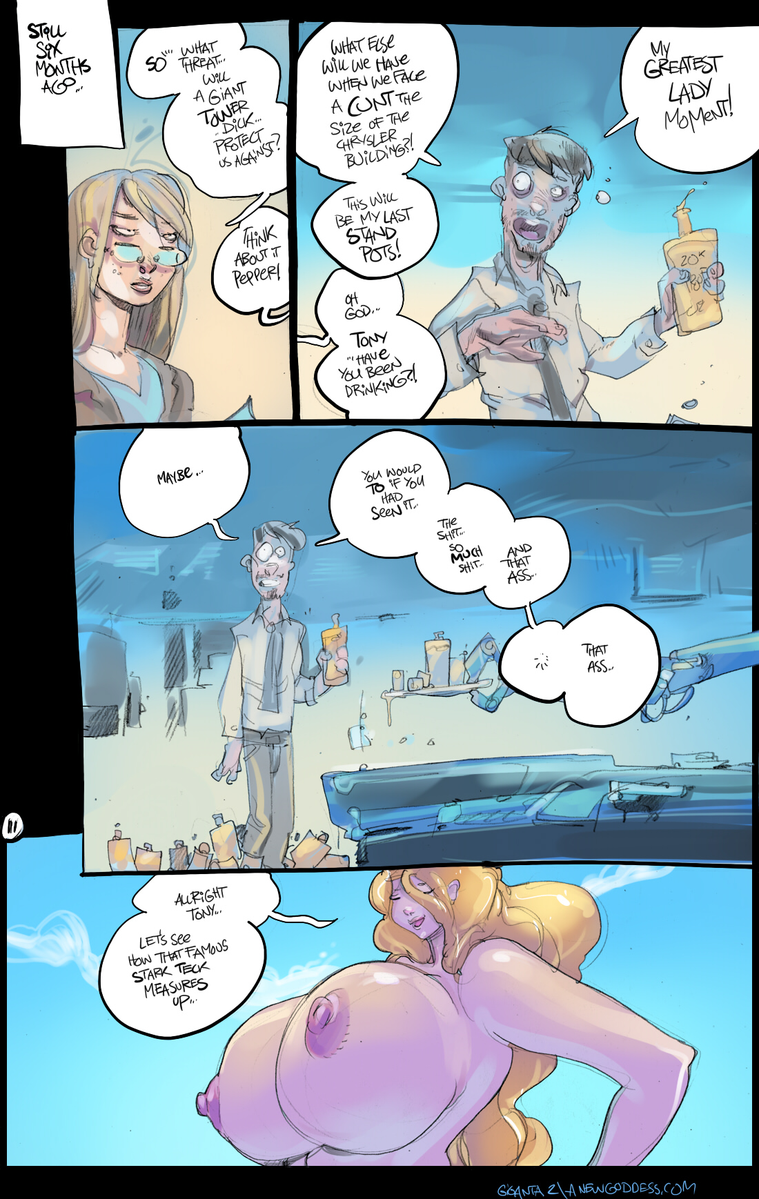 A New Goddess Part 2: The Battle For New York City page 11 full