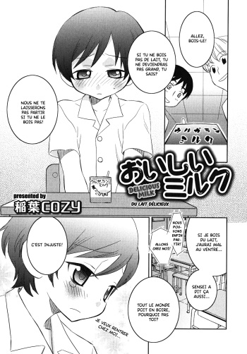 [Inaba Cozy] Oishii Milk - Delicious Milk (Nure x Otokonoko - Ero Shota 10) [French] cover