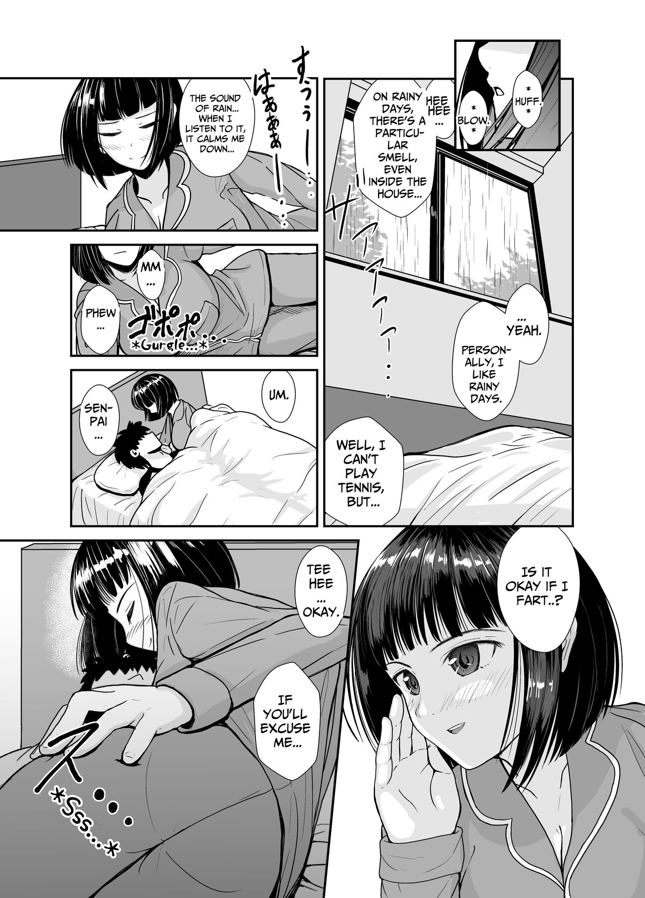 On rainy days, I'm under the covers with my junior... page 6 full