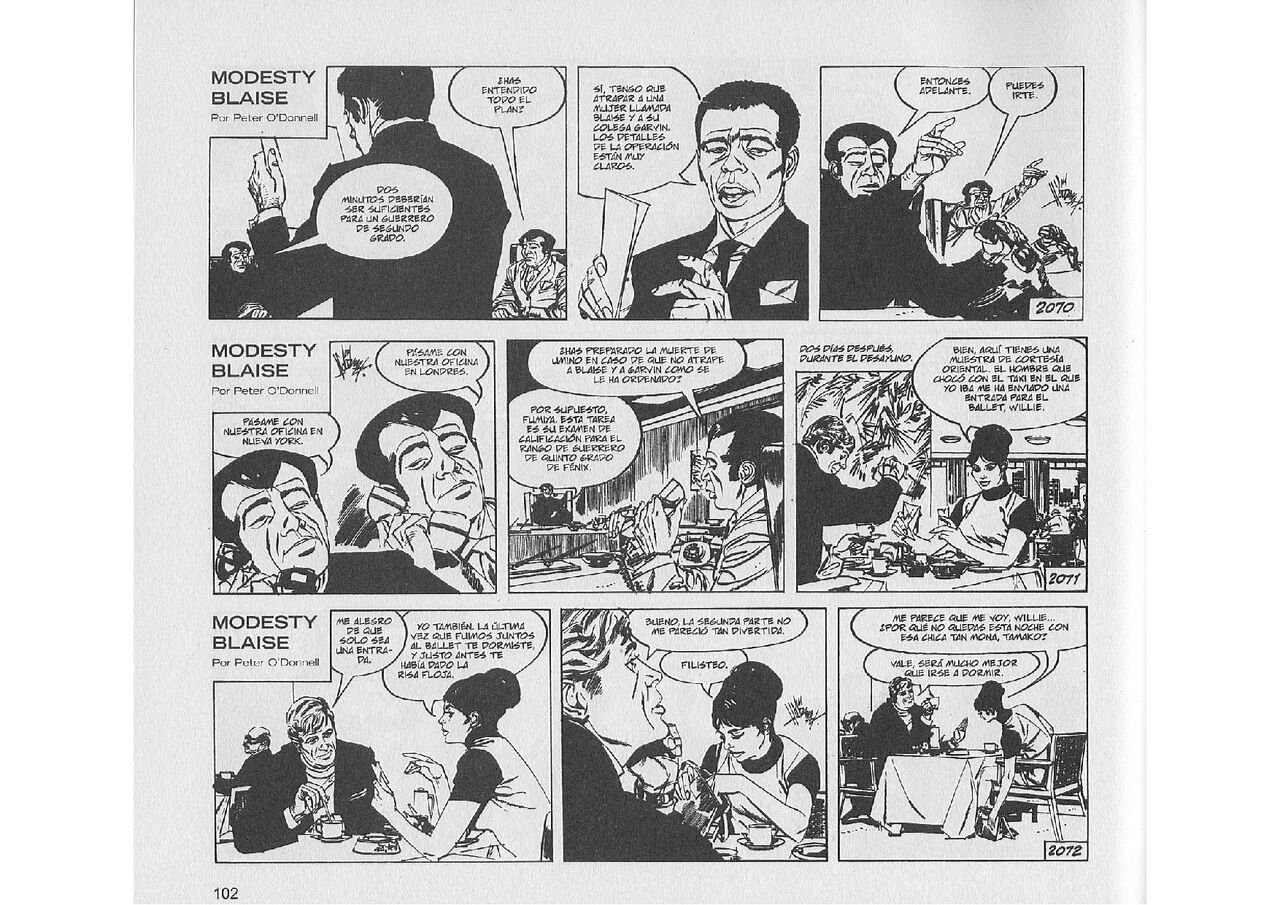 Modesty Blaise: Los Señores de la Guerra de Fénix page 11 full