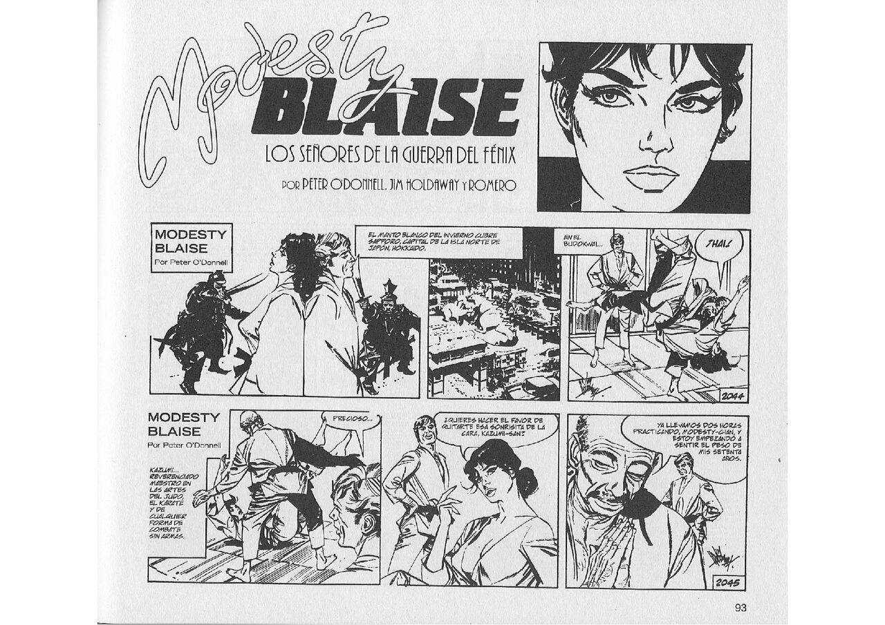 Modesty Blaise: Los Señores de la Guerra de Fénix page 2 full