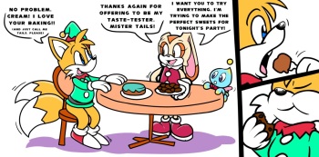 [Floofyboyetime] Taste Tester Tails + Christmas Party Aftermath cover
