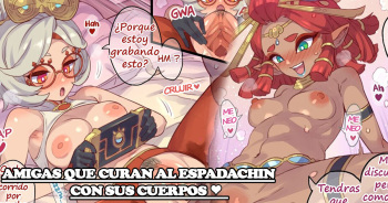 [Mimonel] Kenshi-sama o Karada de Iyasu Nakama-tachi | Amigas que curan al espadachín con sus cuerpos (The Legend of Zelda: Tears of the Kingdom) [Spanish] [Decensored] cover