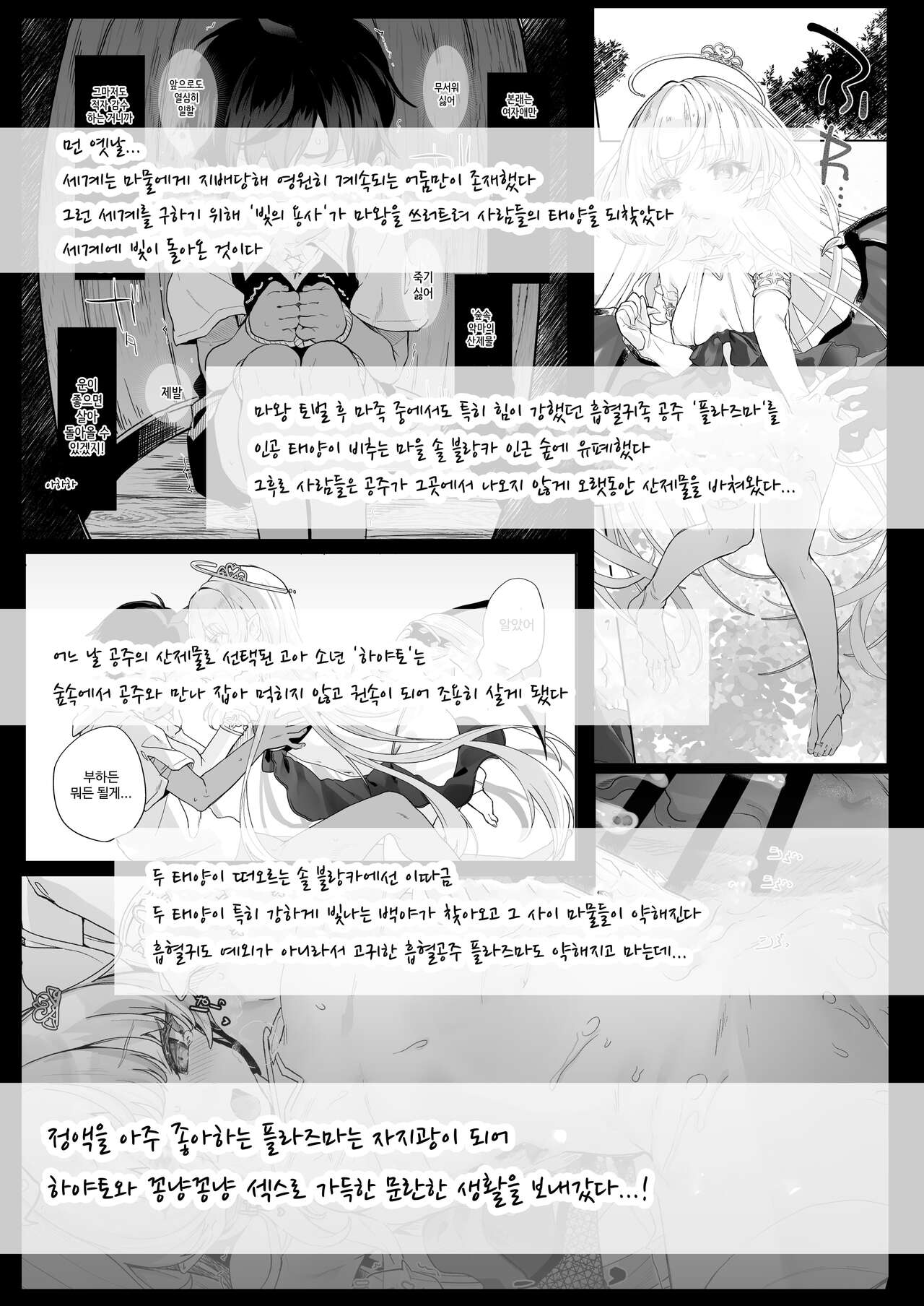 Kekki Yakou 2 Hentai Slime Nanka ni Makeru Wake Nai! | 흡혈야교 2 변태 슬라임에게 질 수는 없어! page 2 full