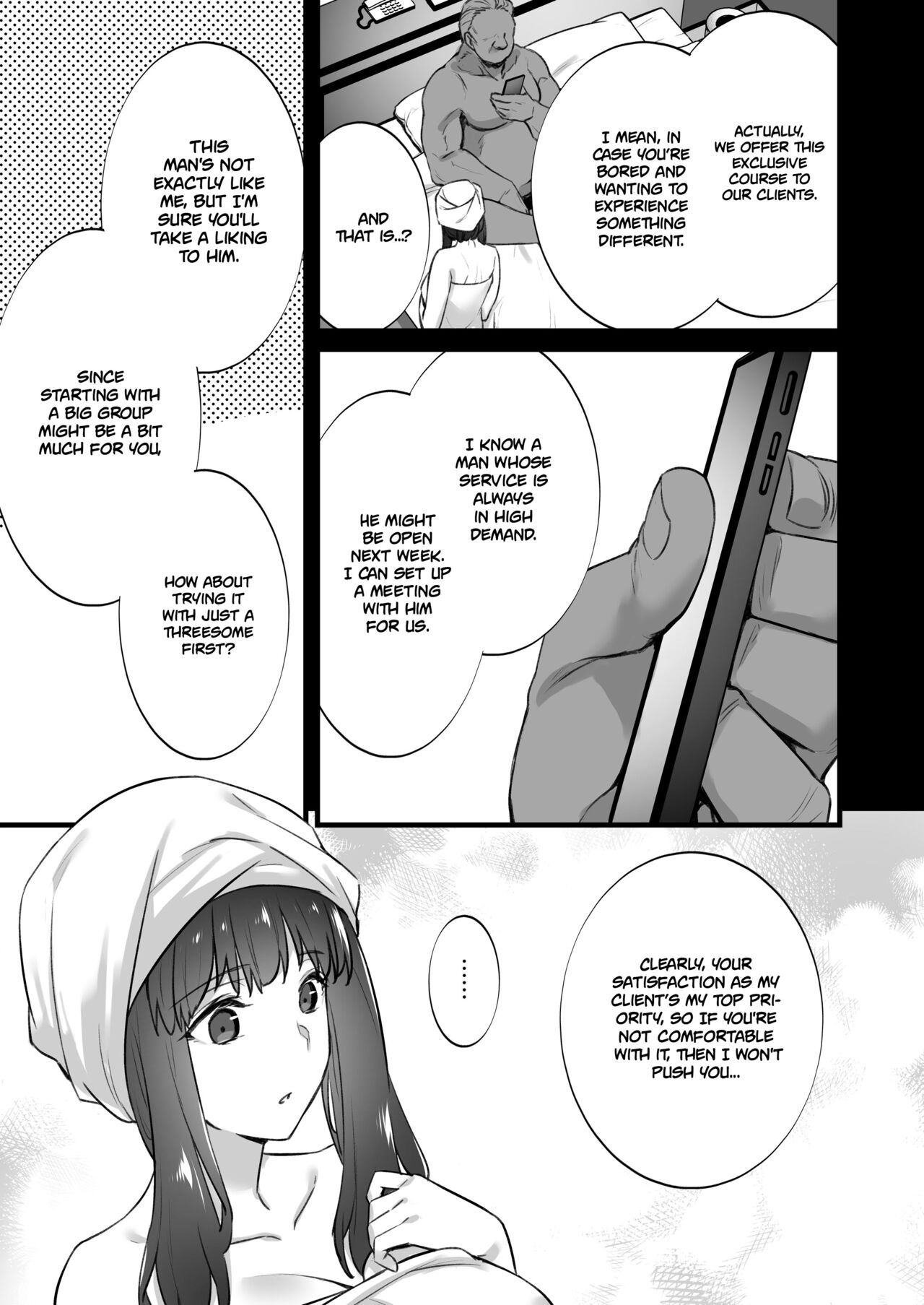 Rental Tanetsuke Oji-san 5 ~Uwaki Ochizuma, Hajimete no Rankou de Renzoku Tanetsuke Iki Shichaimasu~ | Rental Inseminator 5 - Cheating Wife Cums from Nonstop Creampies in Her First Orgy! page 6 full