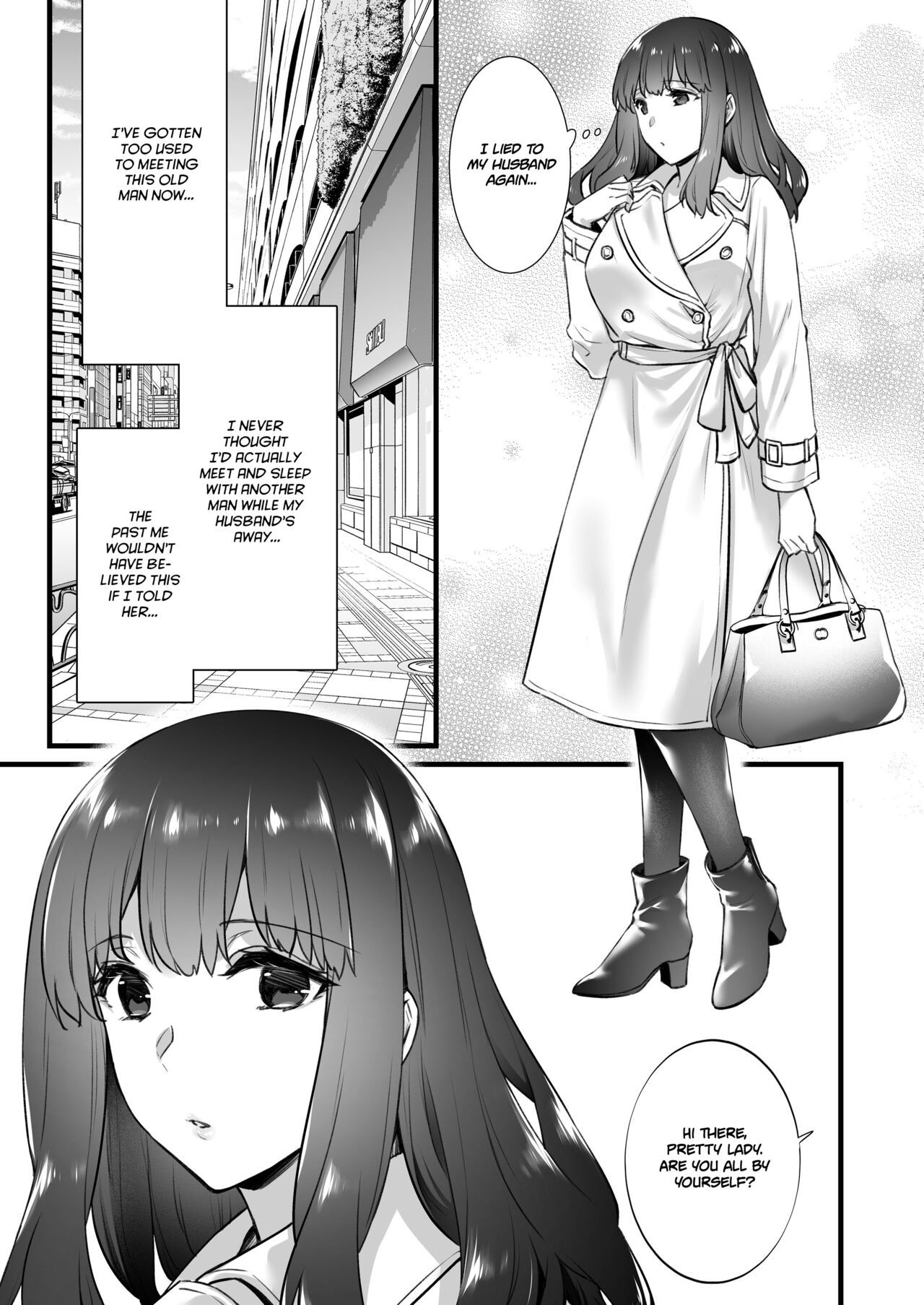 Rental Tanetsuke Oji-san 5 ~Uwaki Ochizuma, Hajimete no Rankou de Renzoku Tanetsuke Iki Shichaimasu~ | Rental Inseminator 5 - Cheating Wife Cums from Nonstop Creampies in Her First Orgy! page 8 full