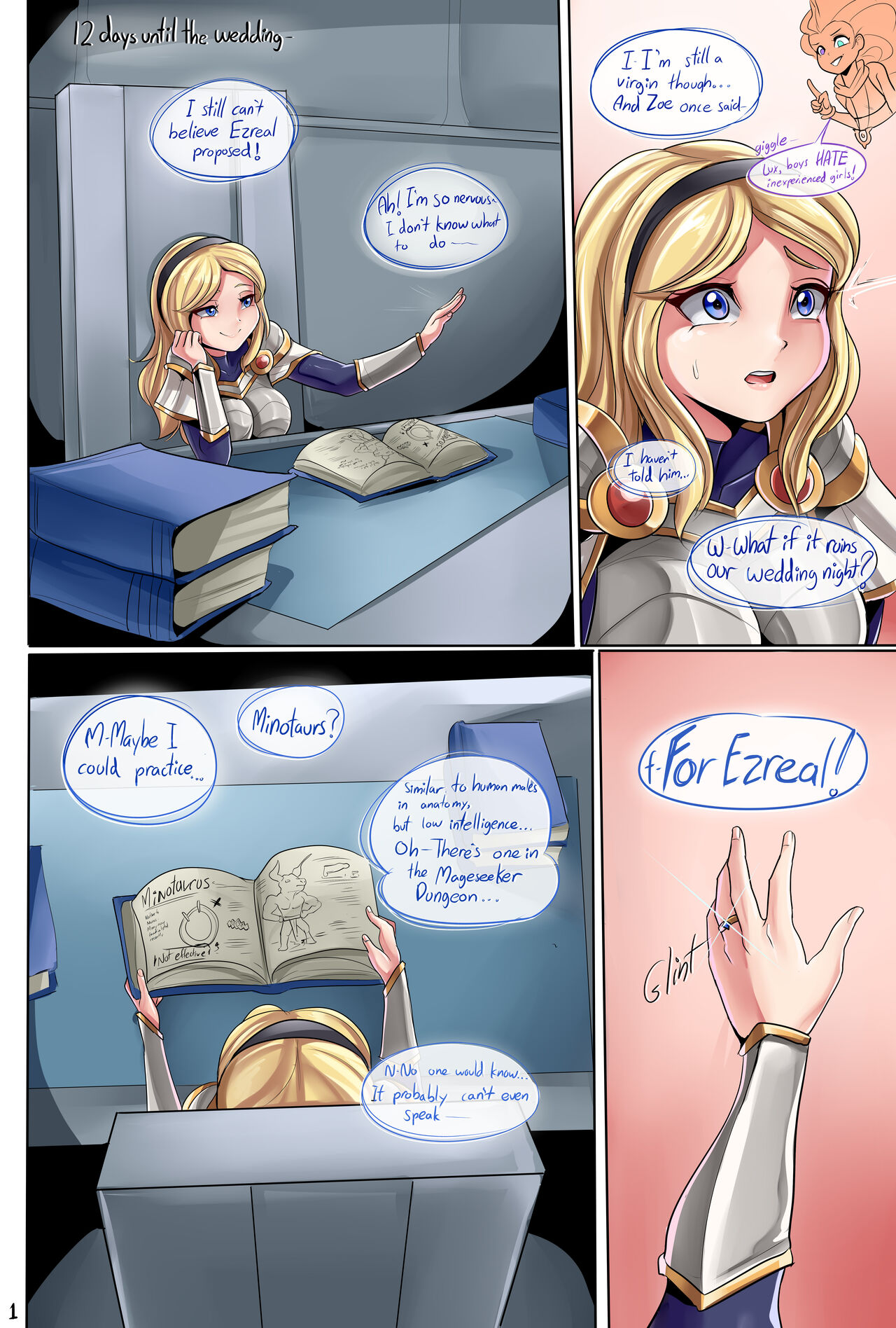 Lux & the Minotaur - True Love's Rape page 2 full