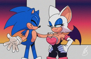 [SlyLewdSly] Sonic x Rouge (Sonic the Hedgehog) cover