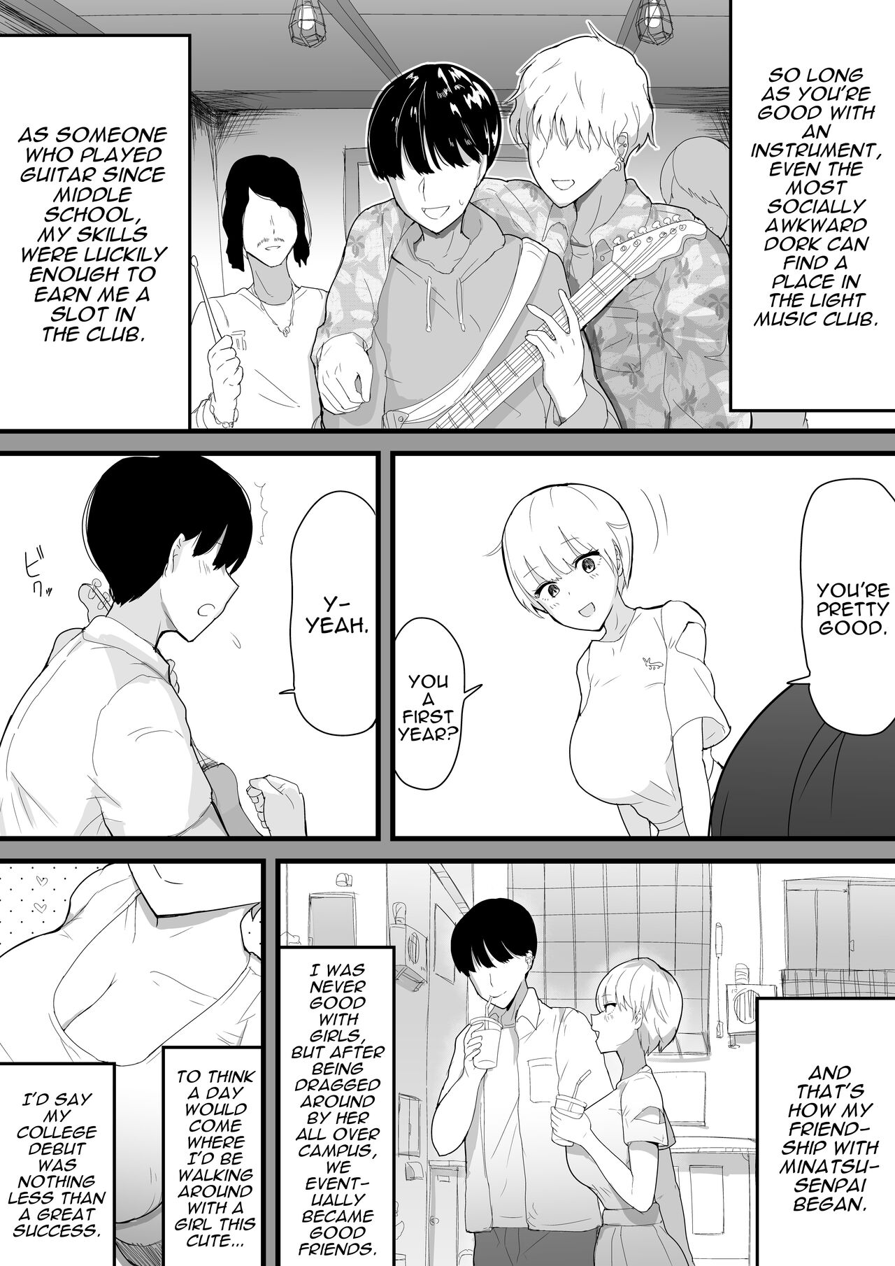 Dekachichi senpai, pottode no ikemen otoko  ni assari NTR | My Busty Crush Gets Easy Peasy Cucked By A Handsome Actor page 4 full