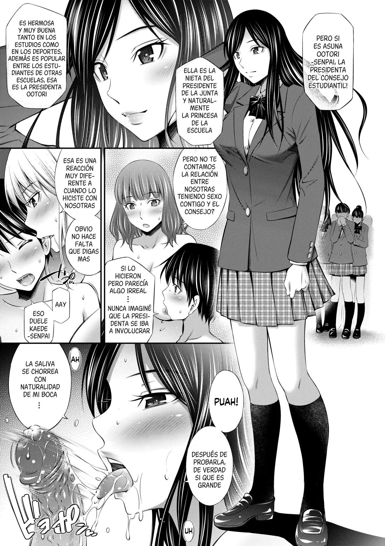 Senpai-tachi to no Gakuen Seikatsu chap.3| Mi vida escolar con las senpais cap.3 page 12 full