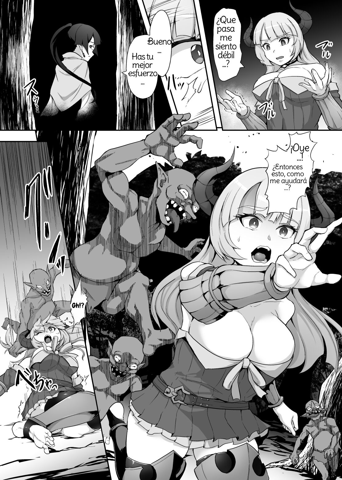 Tettsui no Onna Senshi, Mamono ni Makete Okasareru Mousou o Kojirase Shinu yori Hidoi Me ni Au page 12 full
