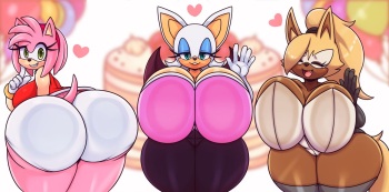 [Matospectoru] Amy, Rouge & Whisper's BIG Surprise (Sonic the Hedgehog) cover