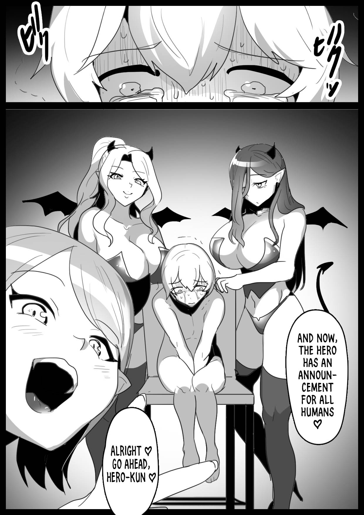 A story about a cheat-class hero being level-drained by low-class succubi  and publicly executed. - Page 6 - Comic Porn XXX