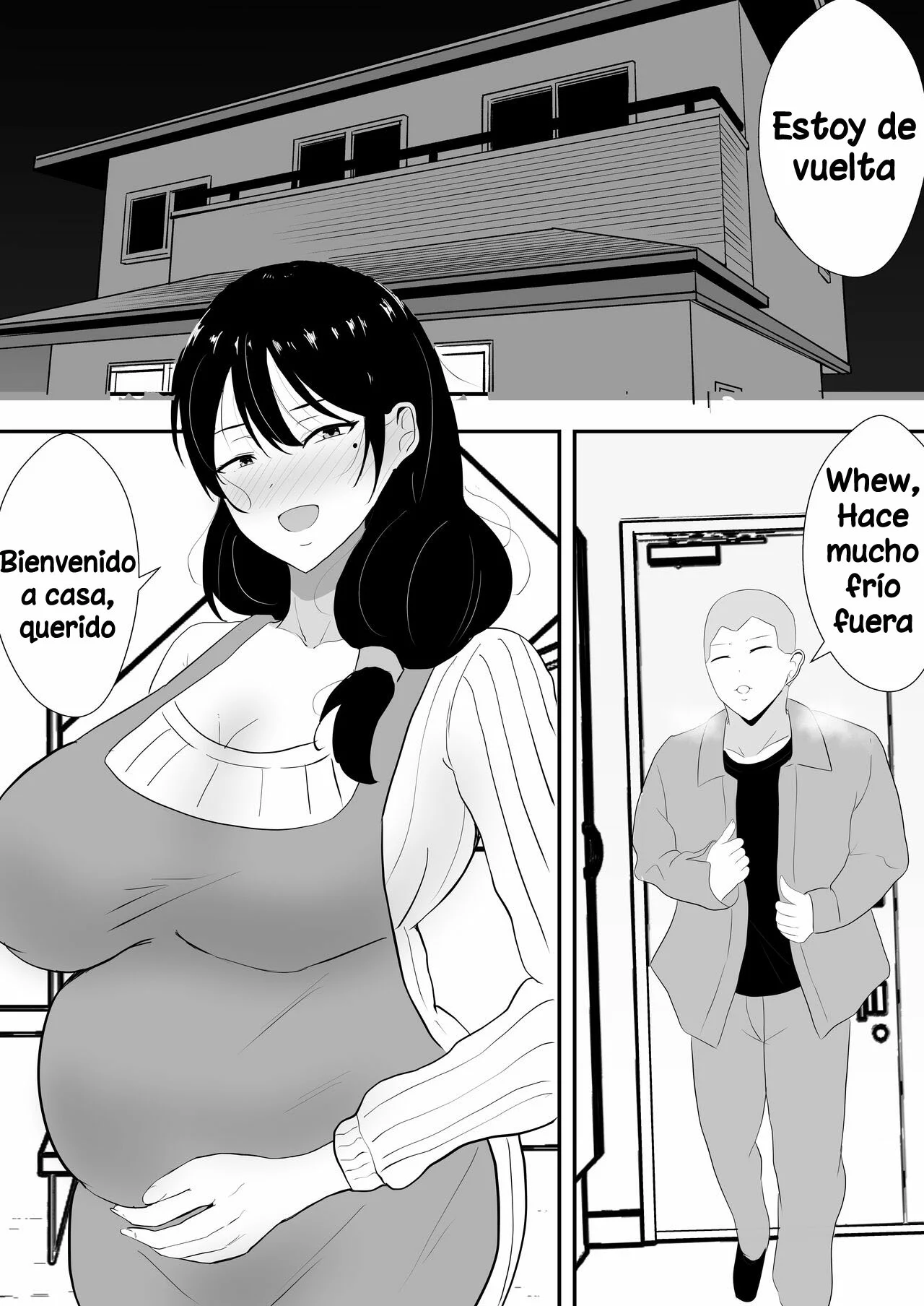 Tomokano Kaa-chan Soushuuhen Kakioroshi Manga "Shiori Mama Botebara Nama Ecchi Hen" page 3 full