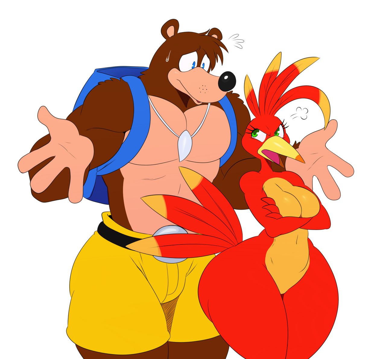Gruntilda Casts A Spell That Makes Kazooie's Butt Grow Bigger Each Time Banjo Collects A Music Note page 1 full